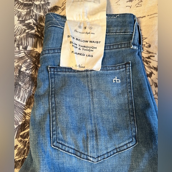 NWT- Rag & Bone Nina High Rise Ankle Flare - Picture 7 of 8